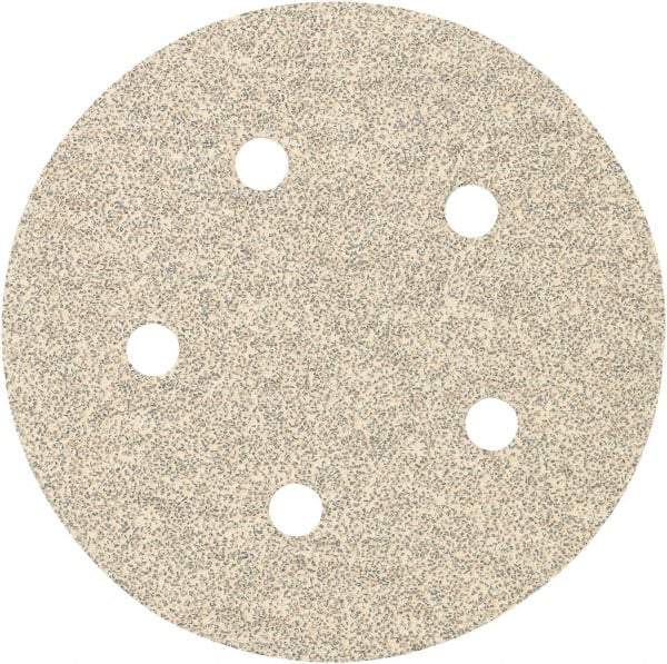 Porter-Cable - 5" Diam, 40 Grit, Zirconia Alumina Hook & Loop Disc - Coarse Grade, Coated, C Weight Paper Backing, - Apex Tool & Supply