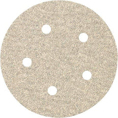 Porter-Cable - 5" Diam, 100 Grit, Zirconia Alumina Hook & Loop Disc - Fine Grade, Coated, C Weight Paper Backing, - Apex Tool & Supply