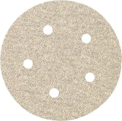 Porter-Cable - 5" Diam, 120 Grit, Zirconia Alumina Hook & Loop Disc - Fine Grade, Coated, C Weight Paper Backing, - Apex Tool & Supply