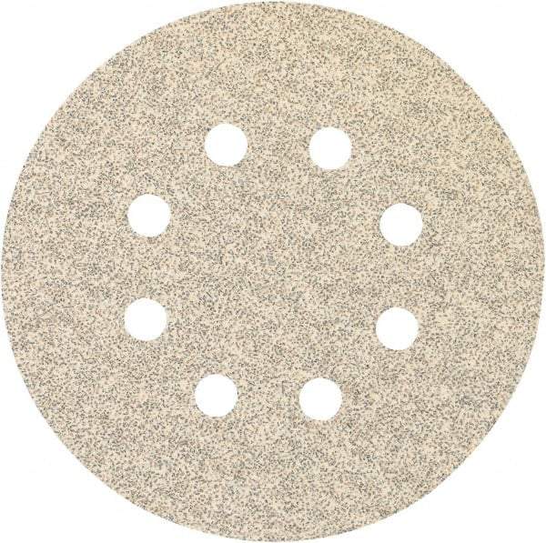 Porter-Cable - 5" Diam, 120 Grit, Zirconia Alumina Hook & Loop Disc - Fine Grade, Coated, C Weight Paper Backing, - Apex Tool & Supply