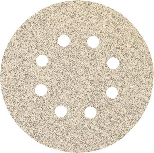 Porter-Cable - 5" Diam, 120 Grit, Zirconia Alumina Hook & Loop Disc - Fine Grade, Coated, C Weight Paper Backing, - Apex Tool & Supply