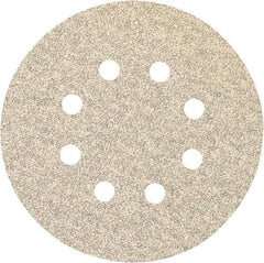 Porter-Cable - 5" Diam, 180 Grit, Zirconia Alumina Hook & Loop Disc - Very Fine Grade, Coated, C Weight Paper Backing, - Apex Tool & Supply