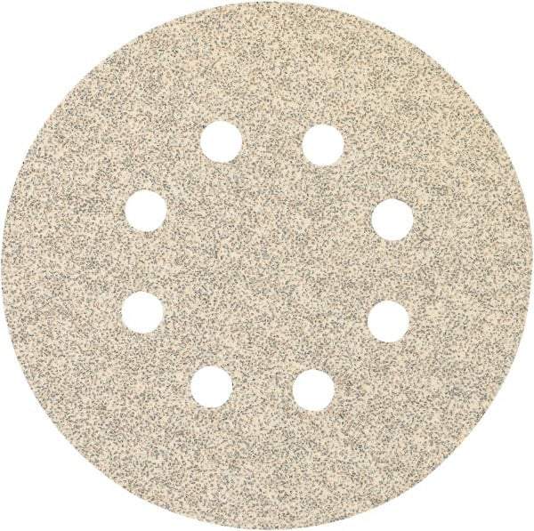 Porter-Cable - 5" Diam, 180 Grit, Zirconia Alumina Hook & Loop Disc - Very Fine Grade, Coated, C Weight Paper Backing, - Apex Tool & Supply