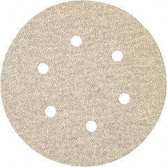Porter-Cable - 6" Diam, 100 Grit, Zirconia Alumina Hook & Loop Disc - Fine Grade, Coated, C Weight Paper Backing, - Apex Tool & Supply