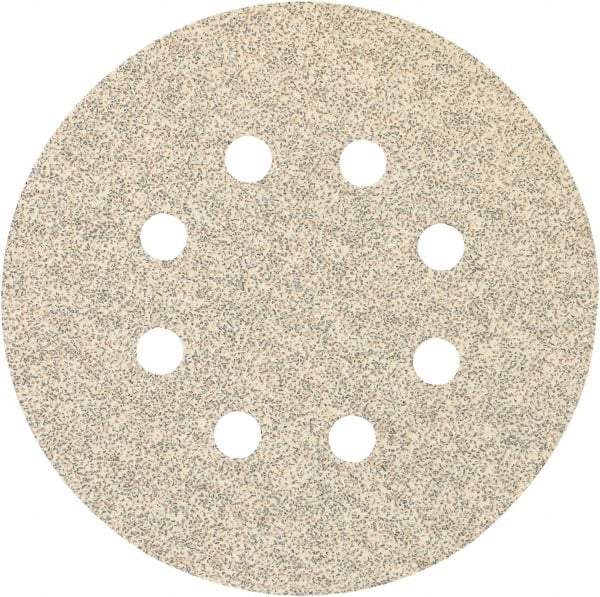 Porter-Cable - 5" Diam, 80 Grit, Zirconia Alumina Hook & Loop Disc - Medium Grade, Coated, C Weight Paper Backing, - Apex Tool & Supply