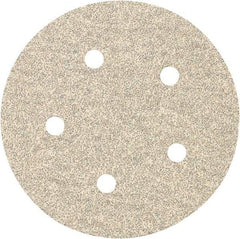 Porter-Cable - 5" Diam, 80 Grit, Zirconia Alumina Hook & Loop Disc - Medium Grade, Coated, C Weight Paper Backing, - Apex Tool & Supply