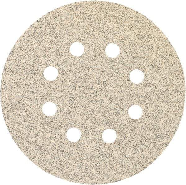 Porter-Cable - 5" Diam, 60 Grit, Zirconia Alumina Hook & Loop Disc - Medium Grade, Coated, C Weight Paper Backing, - Apex Tool & Supply