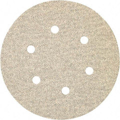 Porter-Cable - 6" Diam, 220 Grit, Zirconia Alumina Hook & Loop Disc - Very Fine Grade, Coated, C Weight Paper Backing, - Apex Tool & Supply