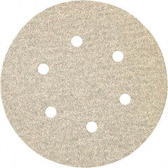 Porter-Cable - 6" Diam, 40 Grit, Zirconia Alumina Hook & Loop Disc - Coarse Grade, Coated, C Weight Paper Backing, - Apex Tool & Supply