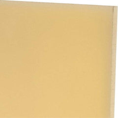 Made in USA - 1/4" Thick x 24" Wide x 2' Long, Polyurethane Sheet - Natural, 75D Hardness, ±0.015 Tolerance - Apex Tool & Supply