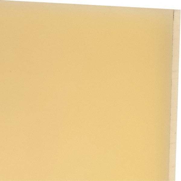 Made in USA - 1/4" Thick x 12" Wide x 1' Long, Polyurethane Sheet - Natural, 75D Hardness, ±0.015 Tolerance - Apex Tool & Supply