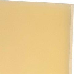 Made in USA - 1/4" Thick x 12" Wide x 1' Long, Polyurethane Sheet - Natural, 75D Hardness, ±0.015 Tolerance - Apex Tool & Supply