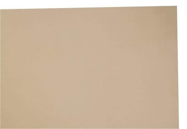 Made in USA - 1/16" Thick x 12" Wide x 1' Long, Polyurethane Sheet - Natural, 90A Hardness, ±0.010 Tolerance - Apex Tool & Supply