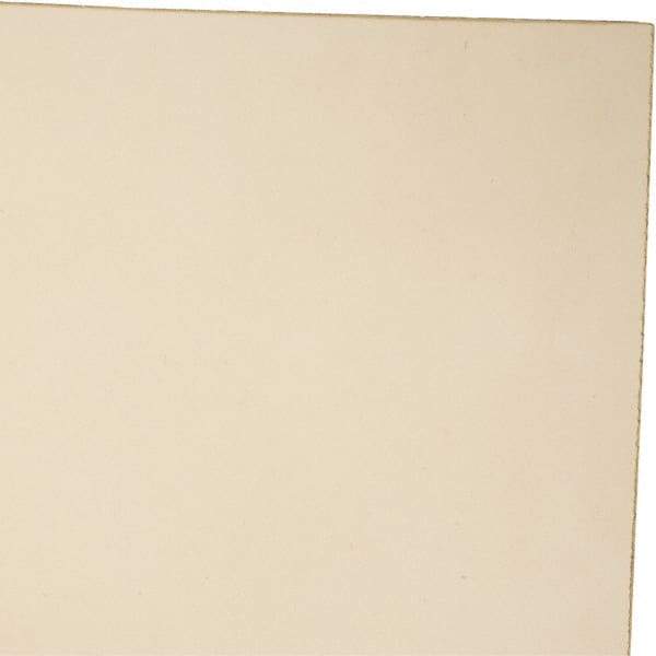 Made in USA - 1/8" Thick x 24" Wide x 1' Long, Polyurethane Sheet - Natural, 90A Hardness, ±0.010 Tolerance - Apex Tool & Supply