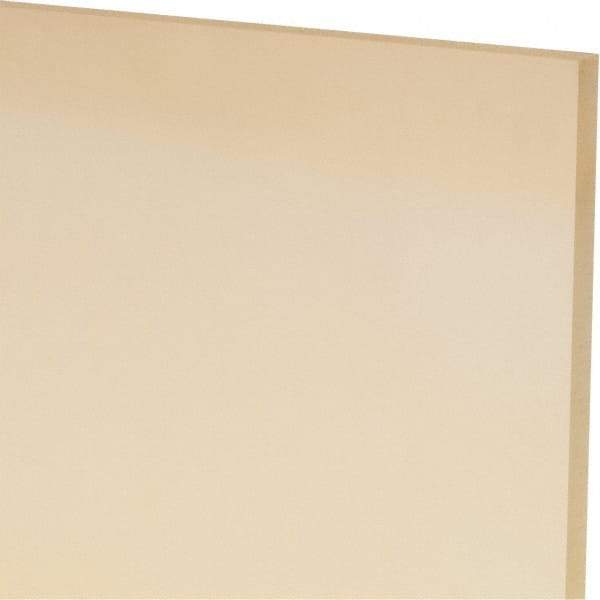 Made in USA - 3/16" Thick x 24" Wide x 1' Long, Polyurethane Sheet - Natural, 90A Hardness, ±0.010 Tolerance - Apex Tool & Supply