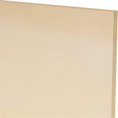 Made in USA - 3/16" Thick x 24" Wide x 1' Long, Polyurethane Sheet - Natural, 90A Hardness, ±0.010 Tolerance - Apex Tool & Supply