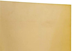 Made in USA - 1/4" Thick x 24" Wide x 1' Long, Polyurethane Sheet - Natural, 90A Hardness, ±0.015 Tolerance - Apex Tool & Supply