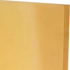 Made in USA - 1/2" Thick x 12" Wide x 1' Long, Polyurethane Sheet - Natural, 90A Hardness, ±0.025 Tolerance - Apex Tool & Supply