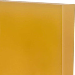 Made in USA - 1" Thick x 12" Wide x 1' Long, Polyurethane Sheet - Natural, 90A Hardness, ±0.025 Tolerance - Apex Tool & Supply