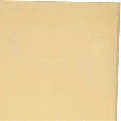 Made in USA - 1/8" Thick x 24" Wide x 1' Long, Polyurethane Sheet - Natural, 95A Hardness, ±0.010 Tolerance - Apex Tool & Supply