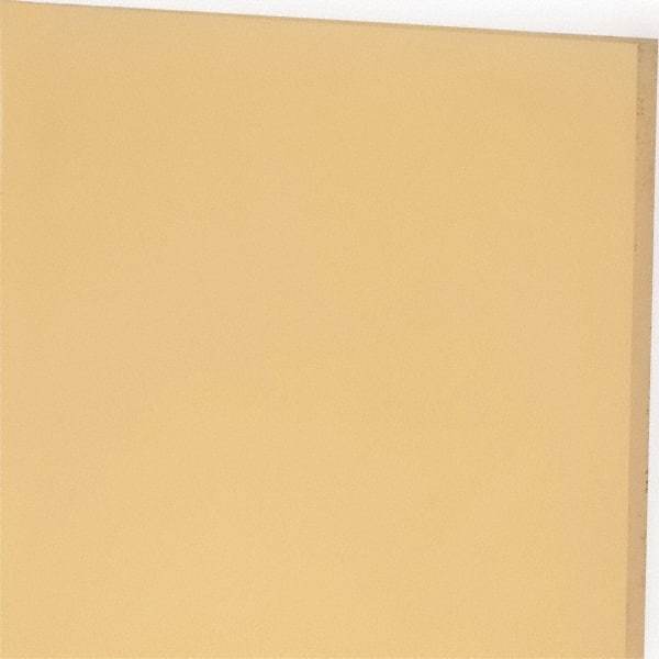 Made in USA - 3/16" Thick x 12" Wide x 1' Long, Polyurethane Sheet - Natural, 95A Hardness, ±0.010 Tolerance - Apex Tool & Supply