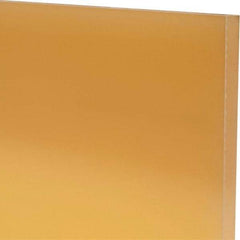 Made in USA - 3/8" Thick x 24" Wide x 1' Long, Polyurethane Sheet - Natural, 95A Hardness, ±0.015 Tolerance - Apex Tool & Supply