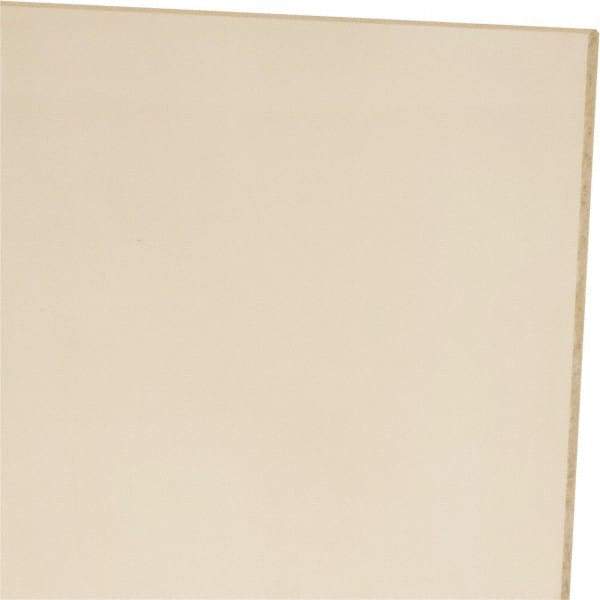 Made in USA - 1/8" Thick x 48" Wide x 4' Long, Polyurethane Sheet - Natural, 60A Hardness, ±0.010 Tolerance - Apex Tool & Supply
