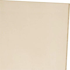 Made in USA - 1/8" Thick x 48" Wide x 4' Long, Polyurethane Sheet - Natural, 60A Hardness, ±0.010 Tolerance - Apex Tool & Supply