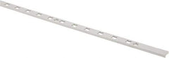 Sugatsune - 99 Lb Capacity, Anodized Satin Aluminum, Single Slot Shelf Surface Mount Bracket - 1/4" Long, 102-3/8" High, 1/2" Wide - Apex Tool & Supply