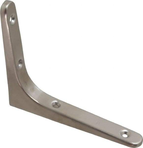Sugatsune - 44 Lb Capacity, 304 Stainless Steel, L-Bracket - 120mm Long, 100mm High, 15mm Wide - Apex Tool & Supply