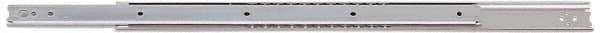 Sugatsune - 12" Slide Length, 9" Travel Length, Stainless Steel Ball Bearing Slide - 107 Lb Capacity at Full Extension - Apex Tool & Supply