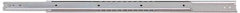 Sugatsune - 12" Slide Length, 9" Travel Length, Stainless Steel Ball Bearing Slide - 107 Lb Capacity at Full Extension - Apex Tool & Supply