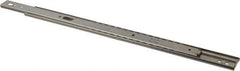 Sugatsune - 16" Slide Length, 12" Travel Length, Stainless Steel Ball Bearing Slide - 94 Lb Capacity at Full Extension - Apex Tool & Supply