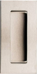 Sugatsune - 120mm Overall Width x 60mm Overall Height, 15mm Recess Depth, Satin Recessed Pull - 304 Stainless Steel, 28mm Recess Height, 86mm Recess Width, 110mm Center to Center, M4 Thread - Apex Tool & Supply