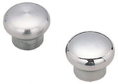 Sugatsune - 304 Stainless Steel Round Drawer or Lid Knob - 1-25/64" Base Diam, 1-63/64" Diam, 1-11/32" High, M5x0.8 - Apex Tool & Supply