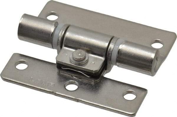 Sugatsune - 1-63/64" Long x 1-11/16" Wide x 5/64" Thick, Stainless Steel Torque Hinge - Stainless Steel, Polished Finish - Apex Tool & Supply