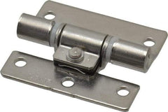 Sugatsune - 1-63/64" Long x 1-11/16" Wide x 5/64" Thick, Stainless Steel Torque Hinge - Stainless Steel, Polished Finish - Apex Tool & Supply
