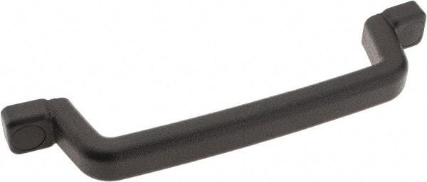Sugatsune - Polyurethane Around Steel Core Chest Handle - 10-27/32" Wide x 2-1/4" High, Black Coated, 2 Holes - Apex Tool & Supply