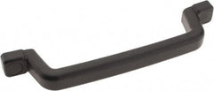 Sugatsune - Polyurethane Around Steel Core Chest Handle - 10-27/32" Wide x 2-1/4" High, Black Coated, 2 Holes - Apex Tool & Supply