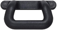 Sugatsune - Polyurethane Around Steel Core Chest Handle - 175mm Wide x 2-39/64" High, Black Coated, 2 Holes - Apex Tool & Supply