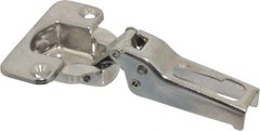 Sugatsune - 57mm Long x 55mm Wide x 38mm Thick, Concealed Overlay Hinge - 304 Stainless Steel, Polished Finish - Apex Tool & Supply