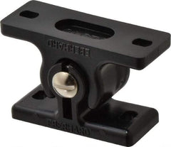 Sugatsune - 2-17/64" Long x 1" Wide x 1-1/4" High, Polyamide Adjustable Knuckle Catch - Black Coated, 18 - 44 Magnetic Force, 18-44 N/Lb Pull Force, 29-59 N/Lb Push Force, 2-41/64" Long Strike, 1-1/4" Wide Strike - Apex Tool & Supply