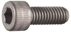 Made in USA - #8-32 UNC Hex Socket Drive, Socket Cap Screw - Grade A-286 Alloy Steel, Passivated Finish, Fully Threaded, 5/8" Length Under Head - Apex Tool & Supply