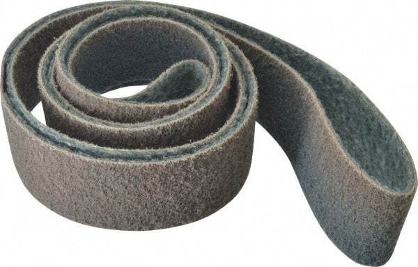 Brite Star - 3" Wide x 132" OAL, 320 Grit, Aluminum Oxide Abrasive Belt - Aluminum Oxide, Very Fine, Nonwoven, Series SC-BS - Apex Tool & Supply