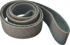 Brite Star - 3" Wide x 132" OAL, 320 Grit, Aluminum Oxide Abrasive Belt - Aluminum Oxide, Very Fine, Nonwoven, Series SC-BS - Apex Tool & Supply