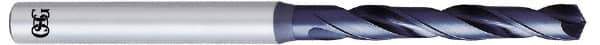 OSG - Letter Z 130° Powdered Metal Jobber Drill - V Finish, Right Hand Cut, Spiral Flute, Straight Shank, 144mm OAL, Standard Point - Apex Tool & Supply