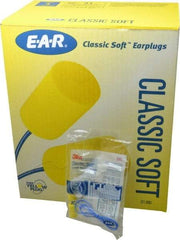 3M - Disposable, Corded, 31 dB, Barrel Earplugs - Yellow, 200 Pairs - Apex Tool & Supply