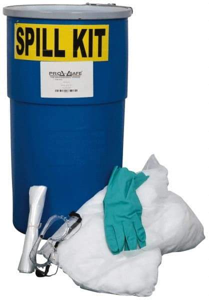 PRO-SAFE - Oil Only Spill Kit - 14 Gal Polypropylene Pail - Apex Tool & Supply