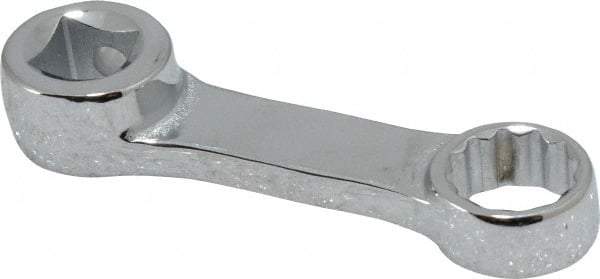 Proto - 1/2" 12 Point 3/8" Drive Chrome Box End Torque Adapters - 47/64" Head Diam x 21/64" Head Thickness, 2-25/32" OAL - Apex Tool & Supply