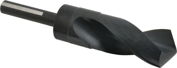 Chicago-Latrobe - 1-19/64" Drill, 118° Point, High Speed Steel Silver Deming & Reduced Shank Drill Bit - Apex Tool & Supply